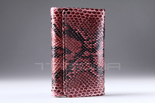 Ключница из кожи питона, длина 10,5 см