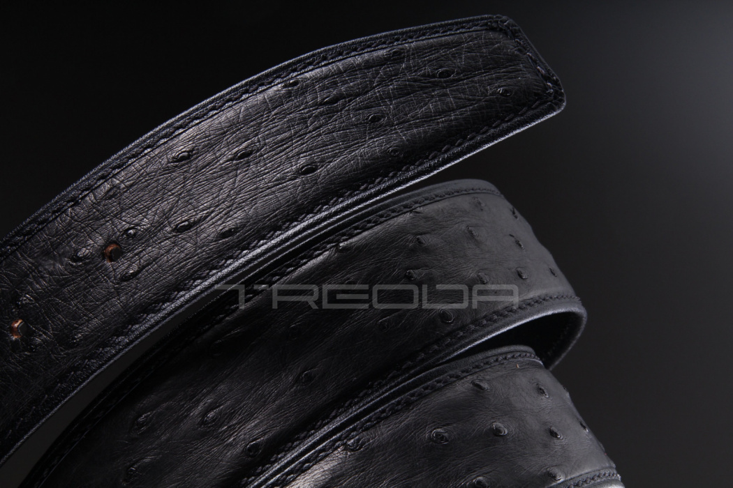 Ремень из кожи страуса Treoda