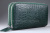 Клатч из кожи крокодила на двух молниях Клатч из кожи крокодила на двух молниях